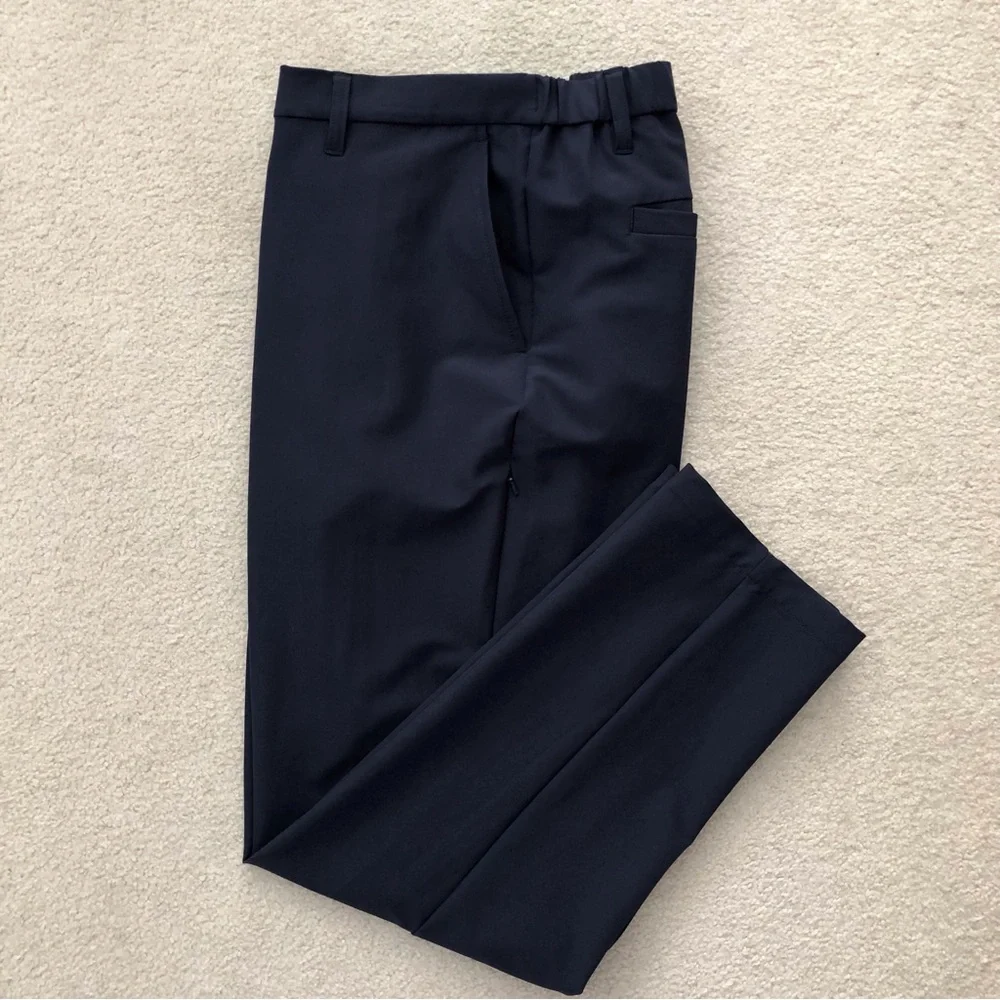 Men's Casual Pants In Navy Blue - Picture 7 of 9